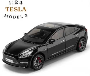 Zuuluzrs 1:24 Tesla Toy Car Model 3 Sports Car Exclusive Sound-Light Premium Edition