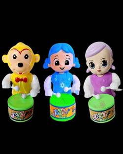 PRIMEFAIR Little Kids, Toddler Babies Key Operated Cute Drummer Toy, Sound Toy