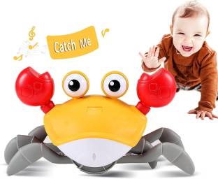 toyden Crawling Crab Baby Toys Tummy Time Toy Gifts with Learning Crawl System Music