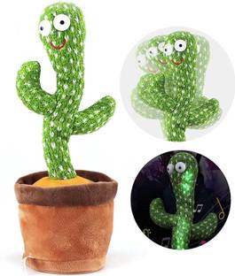 Aganta Cactus Toy Talking Cactus Dancing Cactus Plush Toy For Babies Sunny Wriggle Singing Cactus Plant 120 Songs Dancing+Repeat+Record+LED Lights
