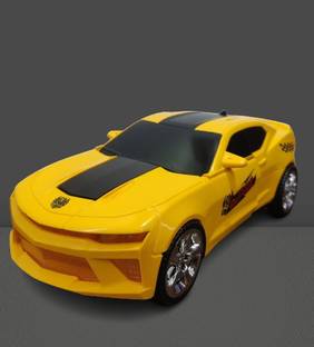 NIRMALA INFRATECH Two-in-One Transformer Robot Car Toy with Music