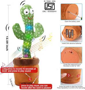 ToyChrono MT/22 Smart Cactus – Talks, Dances, Glows & Sings for Toddlers