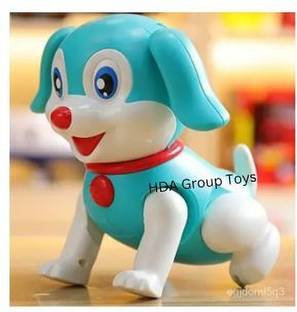 hda group Musical Dog Barking Toy Dog with Flashing Light & Sound