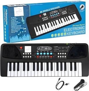 Al Zafar Enterprises Kids Piano with Mic | 37 Keys Kids Piano with Mic | 37 Keys Digital Portable Keyboard