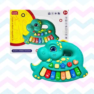 Planet of Toys Baby Musical Learning Keyboard with Colorful Lights & Sounds Fun & Educational