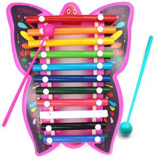 Aditi Toys Musical Butterfly Xylophone with 11 Metal Nodes