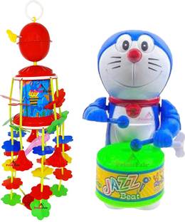 ROSEFAIR Musical Merry Go Round Toy Soothing Sound with Drummer Sound Toys -002