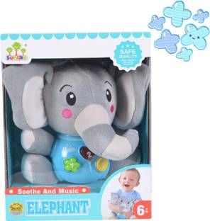 Zuuluzrs Plush Elephant Baby Toys Baby Musical Animal Toys