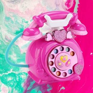 SURYAANSHI Musical Landline Telephone for Kids with Story, Poetry Sound, Baby Phone
