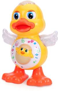 Toysale Cute Dancing Duck Toy with Reflected Lights & Wonderful Music for Kids