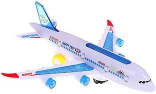 Super Toy Battery Operated Aeroplane Toy for Kids with Lights & Realistic Sound Effects