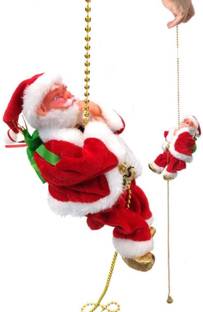 Glamezone Santa Claus Musical Climbing Rope for Christmas Tree Decor(Color As Per Stock)