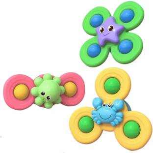 JP GLOBAL Babies Perfect for Bathtub, High Chair Tray for kidsSpinner Toy Set