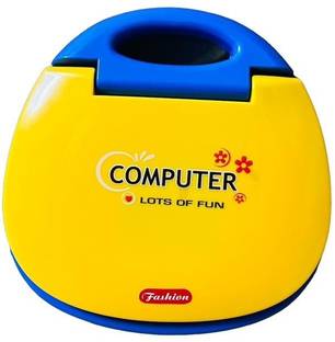 RSA enterprises Pink Learning Kids Laptop, LED Display, with Music, Assorted Color