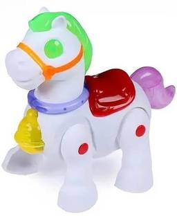 Suthar's Walking/Moving Musical Pony Tail Horse Toy with Light and Realistic Horse Sound