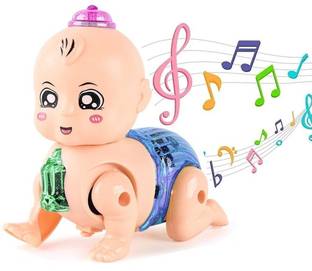 mega shine Electric Crawling Baby Musical Light Infant Toys