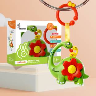 आर फॉर रैबिट Orapple Dino Tune Toy for Baby with In-built Music & Press and Play Mode