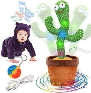 SOPALI Funny Cactus musical , sound recorder, voice repeated toy for kids