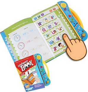 HK Toys ABC & 123 Smart Sound Book for Toddlers | Interactive Electronic Learning Book