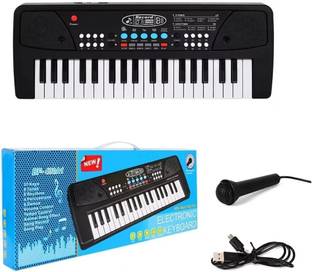 amisha gift gallery 37 Key Piano Keyboard Toy for Kids with Mic Dc Power Option Recording Charger not Included Best Birthday Gift for Boys and Girls 2019 Latest Model