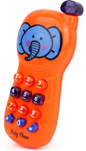 FIDDLERZ Musical Toy Phone Mobile for Kids with Smart Light & Sound for Toys Boys & Girls