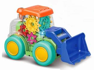 KTRS Gear JCB Battery Operated Moving Toys Light, Sound & Music Lights