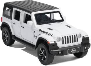 Joy Junction JEEP Model Car 1:32 Metal Pull Back Die-cast Car (White)