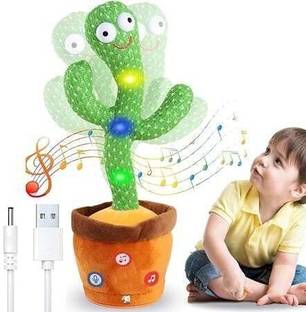 TAPUJI Dancing & Singing Cactus with Lighting, Voice Recording & Repeat Words Kids Toy