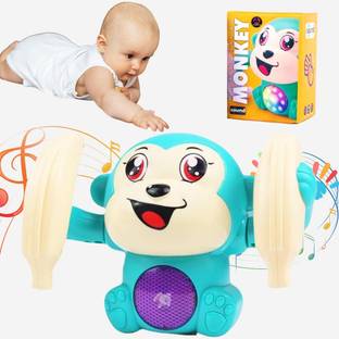 Kmc kidoz Dancing and Spinning Voice Control Monkey Toy with Light and Sound