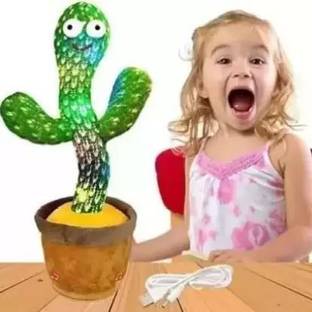Novelty Enterprises Talking Cactus Baby Toys for Kids Dancing Cactus Singing