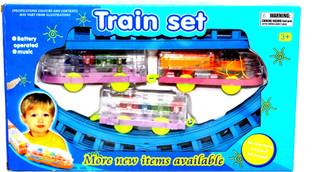 Ophiuchus Musical Train Set with Long Track with Rotating Gears