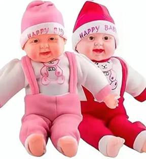 GOSHOPPE ENTERPRISES Combo Happy Laughing Sound Baby Doll for Kids Toy & Gift Toy