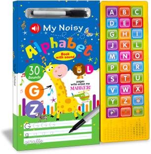 HELLO FRIEND My Alphabet Sound Book with 30 Click Sound Wipe and Clean, Learn, Practice Play Basic concepts with Sound Module and wipe & clean pen. Age 24 months and over.