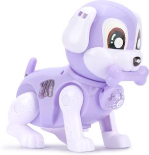 ZUNBELLA 3D Light and Sound, Walking Moving Dog Toy For Kids