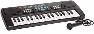 BIGFUN 37 Key Piano Keybt For Kids (Black) (Black)