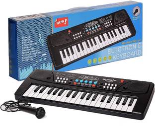 SAMENTERPRISE A-09 37 Key Piano Keyboard Toy for Kids with Mic Analog Portable Keyboard