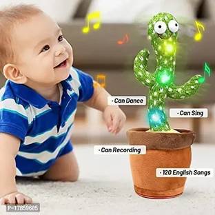 ToyChrono MT/22 Talking Cactus – Voice Recorder, Dancer & Light-Up Toy