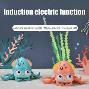 Toy Bharat Musical dancing & Crawling Octopus Toy|Robot Toy |Battery Operated Toy