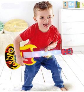 KomalSG Musical LED FLASHING LIGHT Instrument Guitar toy ForYoung Dashing