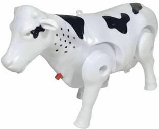 SURYAANSHI Milk Cow with Light and Sound Toy Battery Operated Musical Cow Toy for Kids