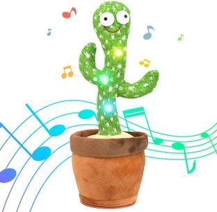 Soflin Dancing Cactus Repeat Rechargeable, Repeat+Recording+Dance+Sing, (Multicolor)