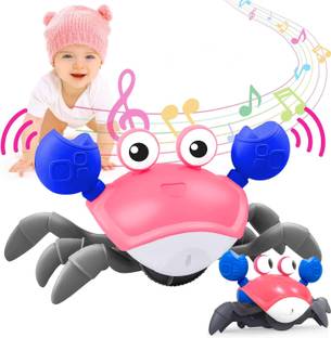 AK10ZONE Crawling Crab Infant Tummy Time Toys
