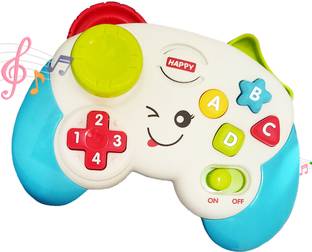 Wembley Game Controller Light And Sound Joystick Toy Interactive Play With Abcd Buttons
