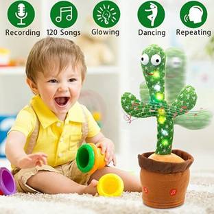 JESAL Dancing Cactus Toy Talking-Cactus Plant Plush Toy Voice Repeat,Dancing,Recording