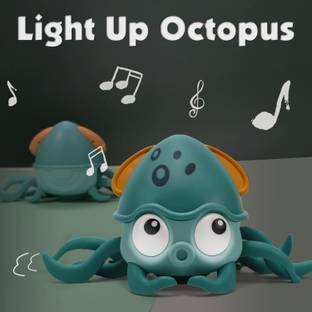 mega shine Baby Musical Octopus Crawling Toy for Kids
