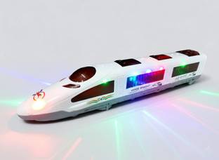 GOODTIMES TOYS Vande Bharat Electric Train Model with Interactive Sounds and Flashing Lights
