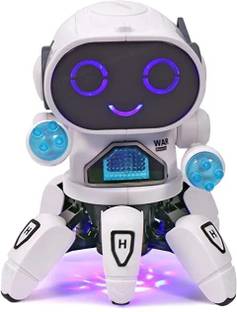 Goyal's Octopus Style Dancing Bot Robot, Colorful Lights & Music, All Direction Movement