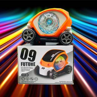 SALEOFF Musical 09 Future Car BUMP ‘N’ GO Toy With 360 Degree Rotation & 4D Lights205