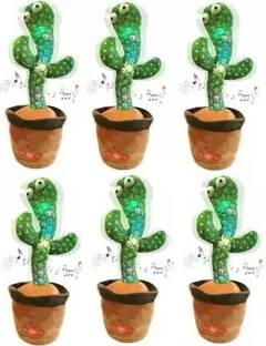 लिबरा Bluetech Dancing cactus Toy Talking Repeat Singing Toy 120 Songs