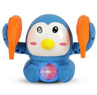 baybee Penguin Musical Toys for Baby Kids, Crawling Toys with 360°Spinning & Rolling
